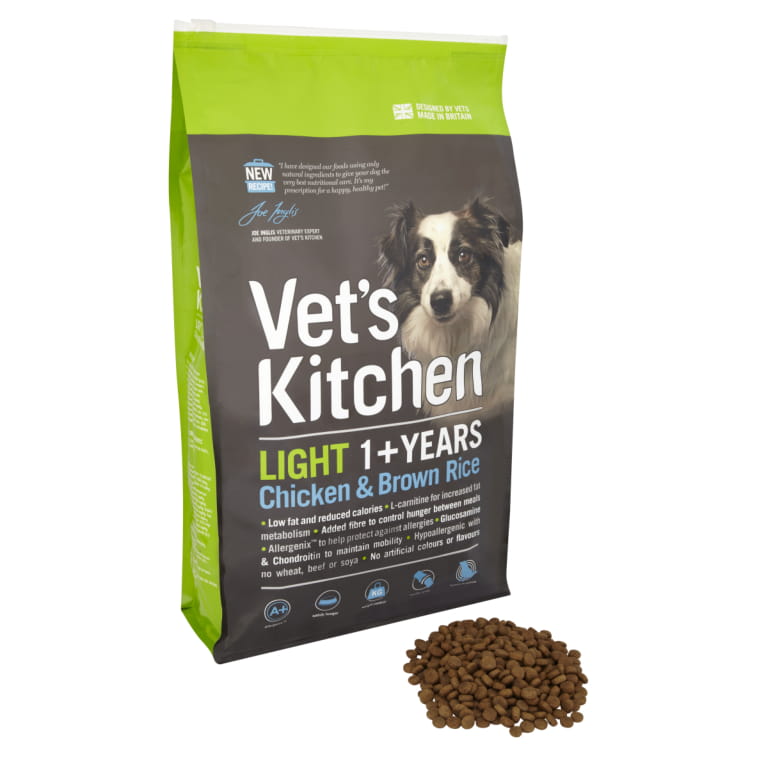 Vet's Kitchen Adult Light Chicken & Brown Rice Dry Dog Food - 1.3kg